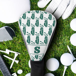 Funda Para Palo De Golf Clásico Moderno Patrón de Bolsa de Golf con Monogr