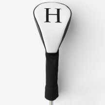 Clásico Moderno Personalizado Monograma Negro