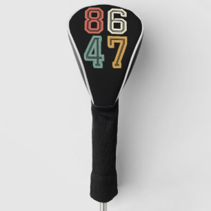 Funda Para Palo De Golf Clásico Vintage 86 47 Anti Trump 2024 Impugnar 