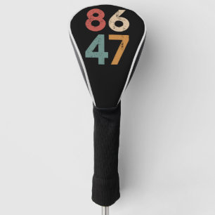 Funda Para Palo De Golf Clásico Vintage Estilo 80s 86 47 Anti Trump 