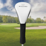 Funda Para Palo De Golf Clásicos clubes de golf de nombre personalizado<br><div class="desc">Personalice el nombre en la tipografía clásica para crear un regalo de golf único y mantenerlo para cualquier golfista. Diseñado por Thisisnotme©</div>