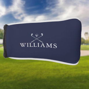 Funda Para Palo De Golf Clásicos clubes de golf de nombre personalizado a