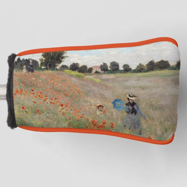 Funda Para Palo De Golf Claude Monet - Campo de amapola (Anverso)