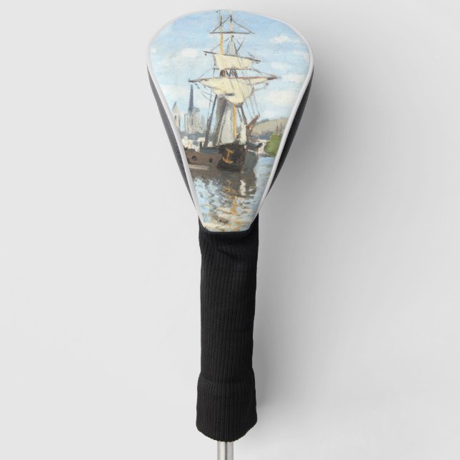 Funda Para Palo De Golf Claude Monet. Ships Riding on the Seine at Rouen (Anverso)