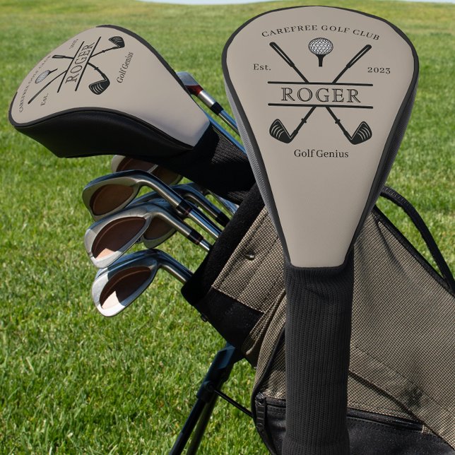 Funda Para Palo De Golf Club de golf clásico personalizado (Subido por el creador)