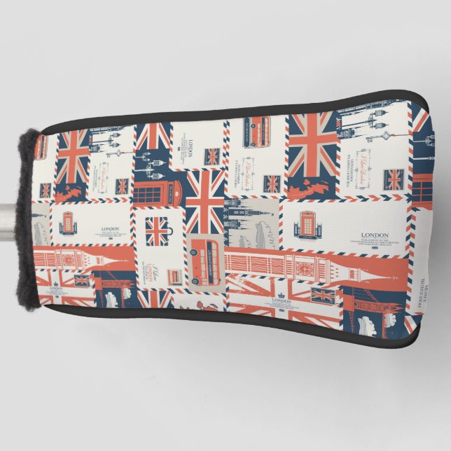 Funda Para Palo De Golf Club de Golf London Post (Anverso)
