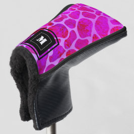 Funda Para Palo De Golf Club de golf Monograma de Impresión de Leopardo Pú