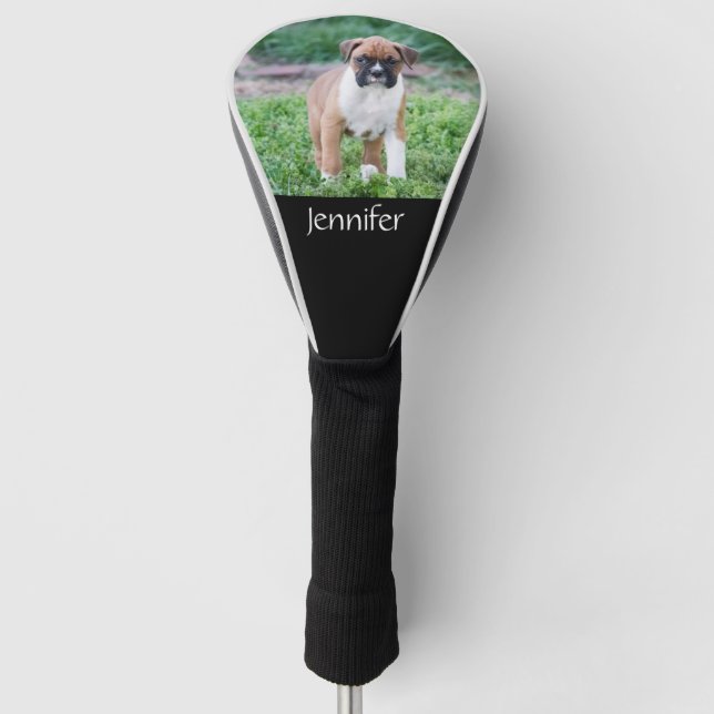 Funda Para Palo De Golf Club de Golf Perro Personalizado (Anverso)