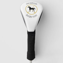 Funda Para Palo De Golf Club de golf y caballo personalizado