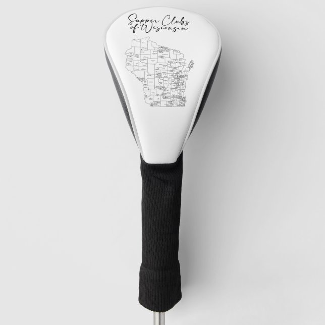 Funda Para Palo De Golf Clubes de suplentes de Wisconsin (Anverso)