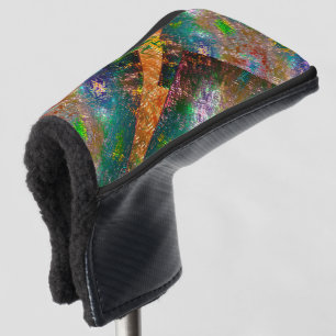 Funda Para Palo De Golf Clutter de capas de color con quemado rústico