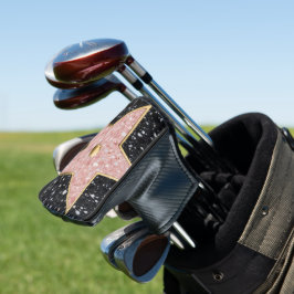 Funda Para Palo De Golf Coaster cuadrado de la Plaza Hollywood Walk of Fam