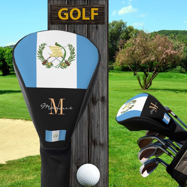 Funda Para Palo De Golf Cobertura de clubes de golf de Bandera Monogramada (Subido por el creador)