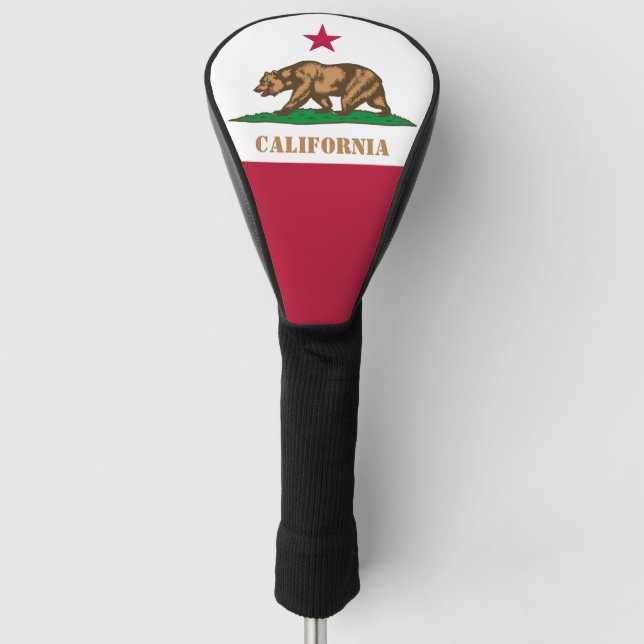 Funda Para Palo De Golf Cobertura de Golf California & Flag USA / Golf Clu (Anverso)