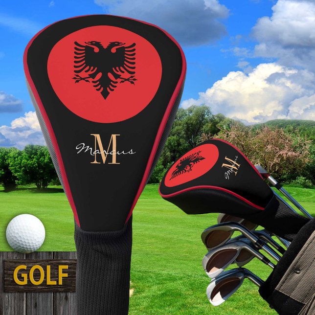 Funda Para Palo De Golf Cobertura de los clubes de golf de Bandera Monogra (Subido por el creador)
