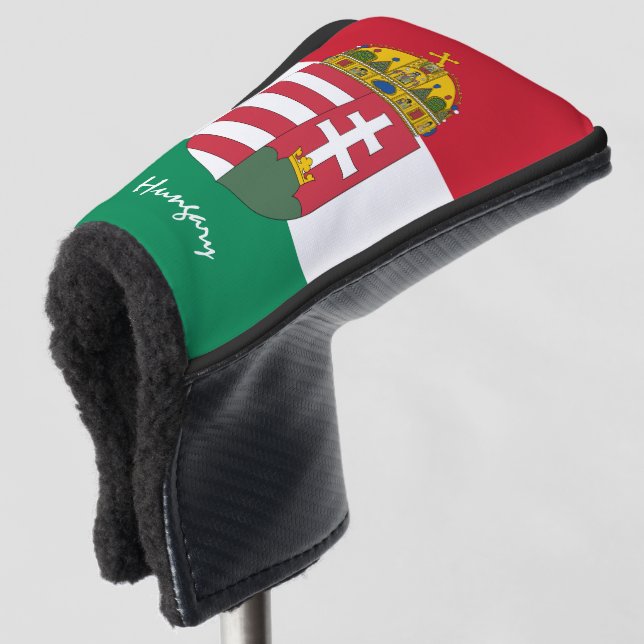 Funda Para Palo De Golf Cobertura de los clubes de golf Hungría y Bandera  (Anverso 3/4)