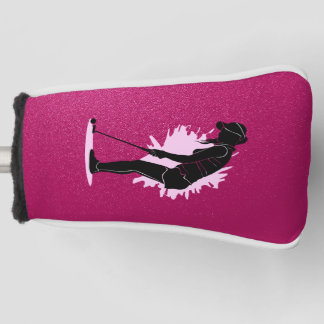 FUNDA PARA PALO DE GOLF COBERTURA DE PUTTER FEMENINA ROSA DE GOLF DE MUJER
