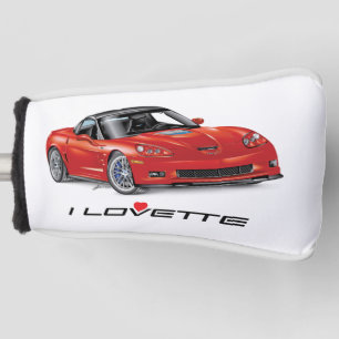 Funda Para Palo De Golf Cobertura para cabeza de golf de diseño de automóv