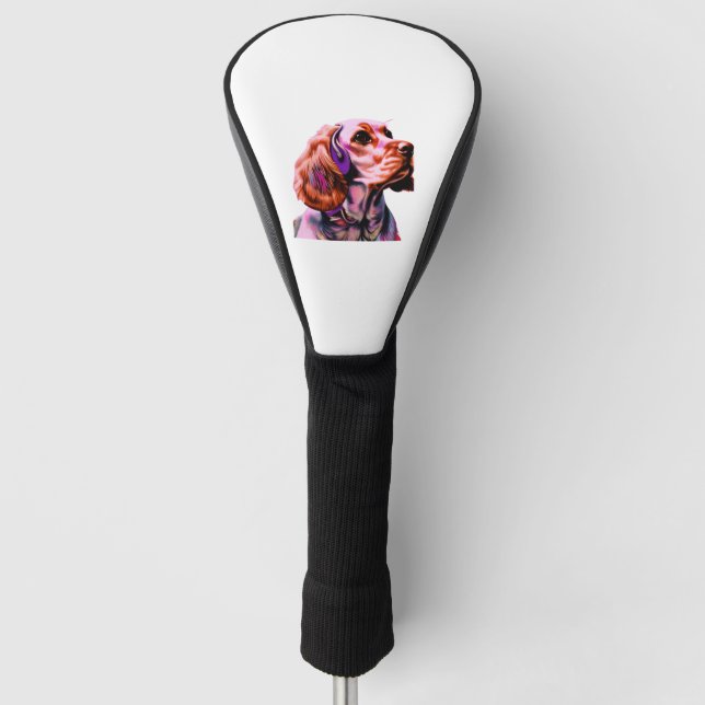 Funda Para Palo De Golf Cocker Spaniel Dog (Anverso)