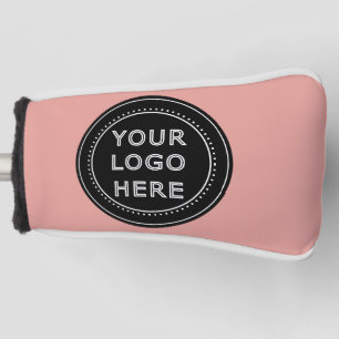 Funda Para Palo De Golf Código QR negro elegante y elegante