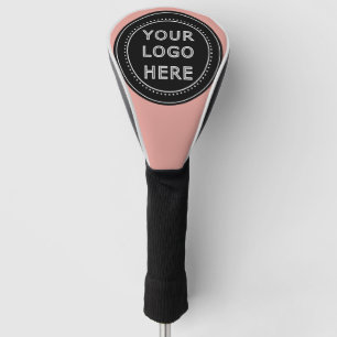 Funda Para Palo De Golf Código QR negro elegante y elegante