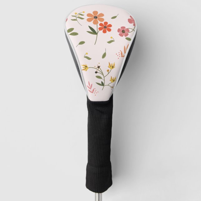 Funda Para Palo De Golf colección de flores (Anverso)