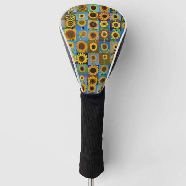 Funda Para Palo De Golf Colección de girasoles (Anverso)