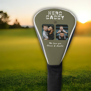 Funda Para Palo De Golf Collage de fotos del Día 2 del Padre de Hero Daddy