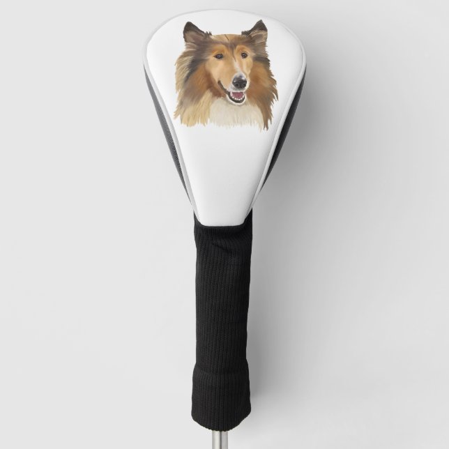 Funda Para Palo De Golf Collie (Anverso)