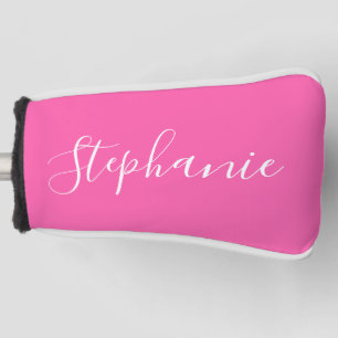 Funda Para Palo De Golf Color de tendencia de moda rosa caliente