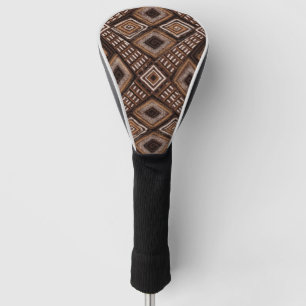 Funda Para Palo De Golf Colores de tierra inspirados en el patrón de barro