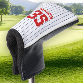 Funda Para Palo De Golf Colores Totalmente Editables Rayas de Jersey de Bé