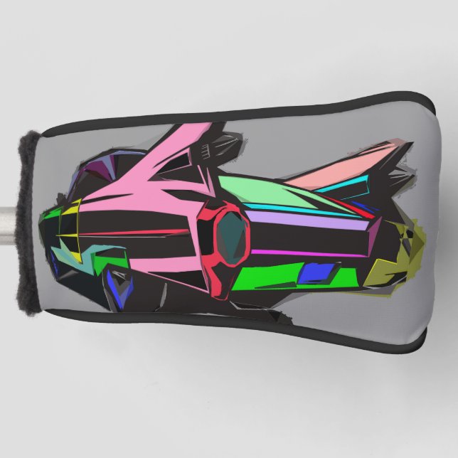 Funda Para Palo De Golf Colorido cadillac (Anverso)