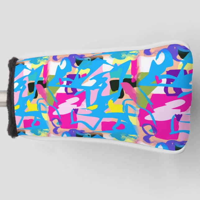 Funda Para Palo De Golf Colorido graffiti (Anverso)