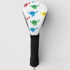 Funda Para Palo De Golf colorido monstruo confuso