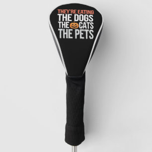Funda Para Palo De Golf Comen Los Perros Los Gatos Los Mascotas Halloween
