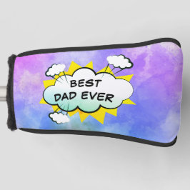 Funda Para Palo De Golf Comic mejor papá siempre cubierta personalizada de