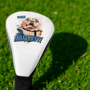 Funda Para Palo De Golf Cómic moderno Mascota simple Personalizado Grunge