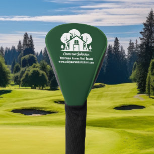 Funda Para Palo De Golf Compañía de bienes raíces Casa Verde Personalizada