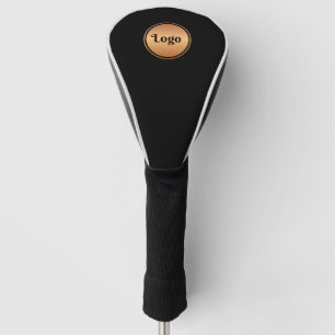 Funda Para Palo De Golf Compañía de logotipos de personalizado Gold y Blac