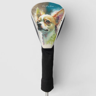Funda Para Palo De Golf Composición 003 del perro de Chihuahua