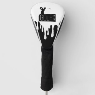 Funda Para Palo De Golf con golfista en estilo derramado