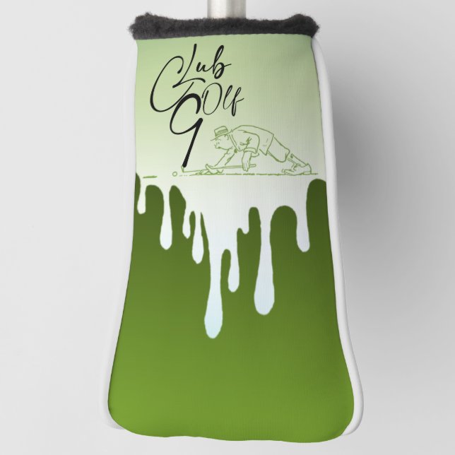 Funda para palo de golf con golfista gracioso (Girar 90)