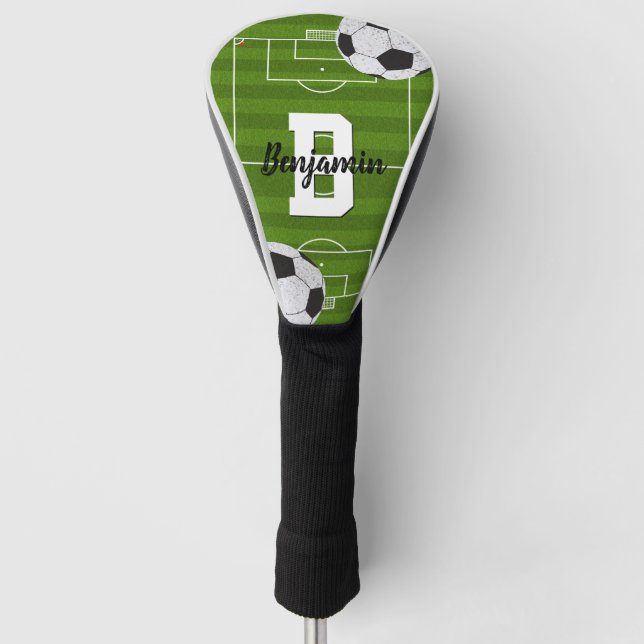 Funda Para Palo De Golf Conductor de aficionados al fútbol europeo (Anverso)