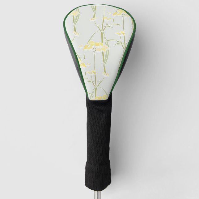 Funda Para Palo De Golf Conductor de la flor de verano tropical (Anverso)