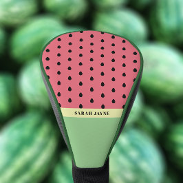 Funda Para Palo De Golf Conductor rosa y verde de las semillas de sandía m