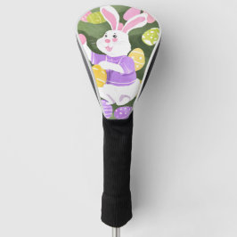 Funda Para Palo De Golf conejito con huevos de Pascua