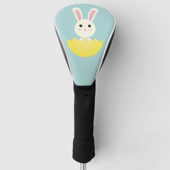 Funda Para Palo De Golf Conejito de Pascua (Anverso)