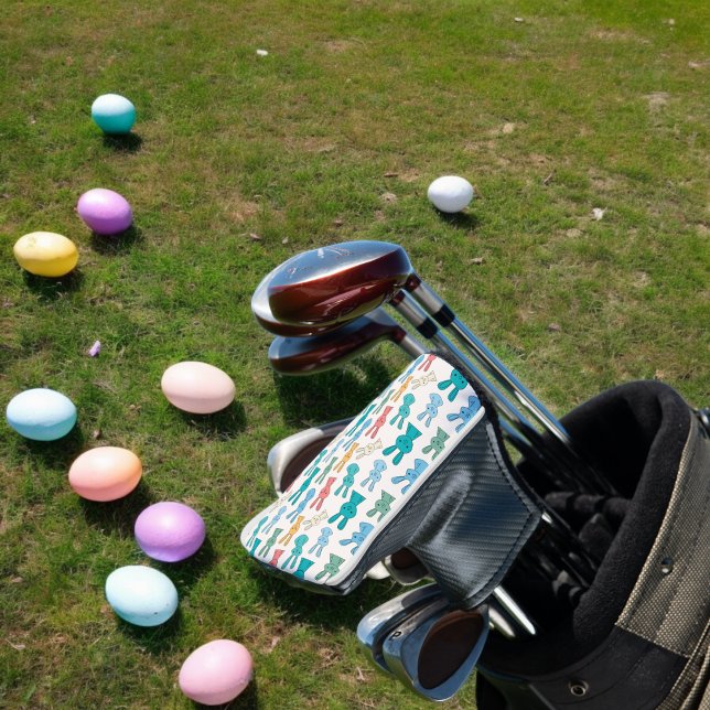 Funda Para Palo De Golf Conejo de Pascua (golf putter cover)