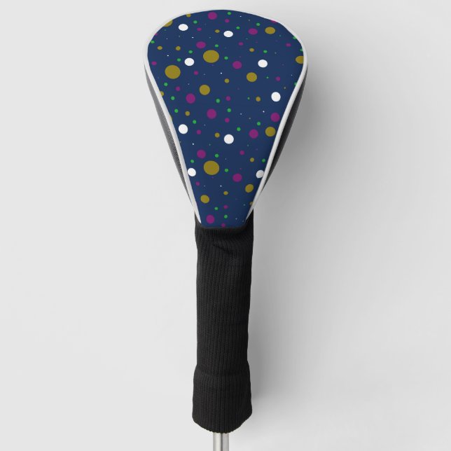 Funda Para Palo De Golf Confetti cromático (Anverso)